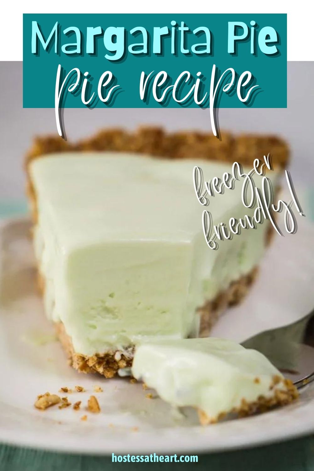 Frozen Margarita Pie with Pretzel Crust Hostess At Heart