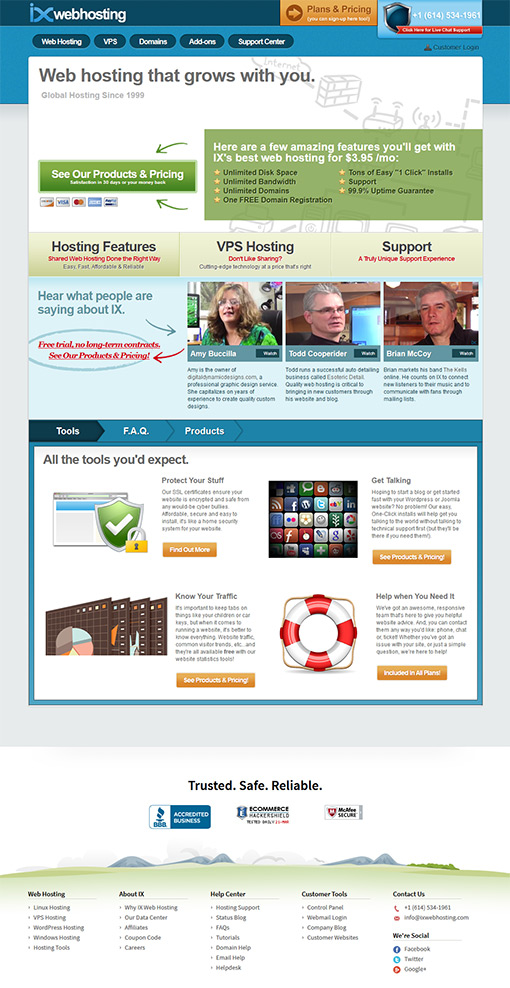 ixWebHosting Review A Personal, Comprehensive, Unbiased Review of