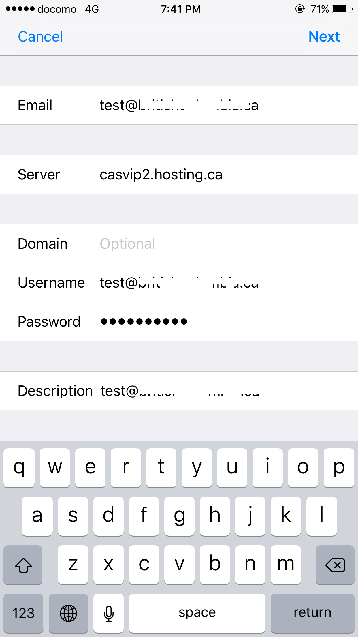 How to setup Exchange 2010 on the iPhone (iOS 10.2) Hosting.ca