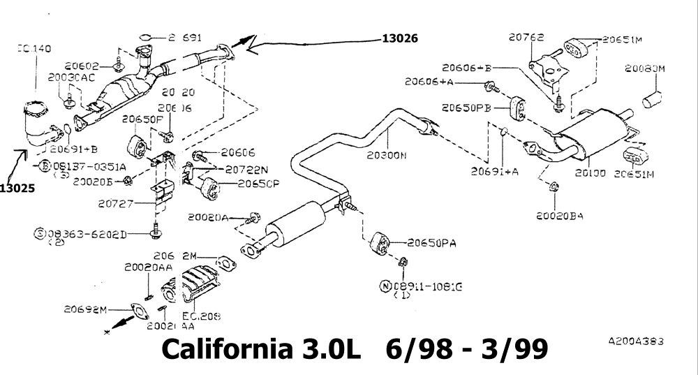 Nissan catalytic converter codes