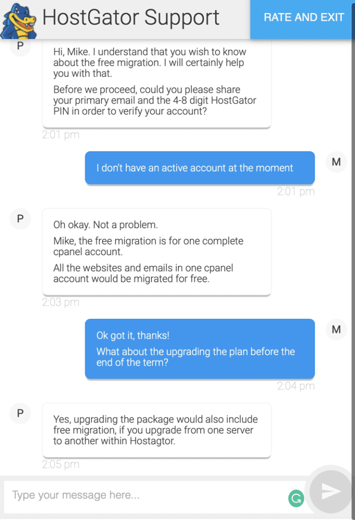 Support HostGator