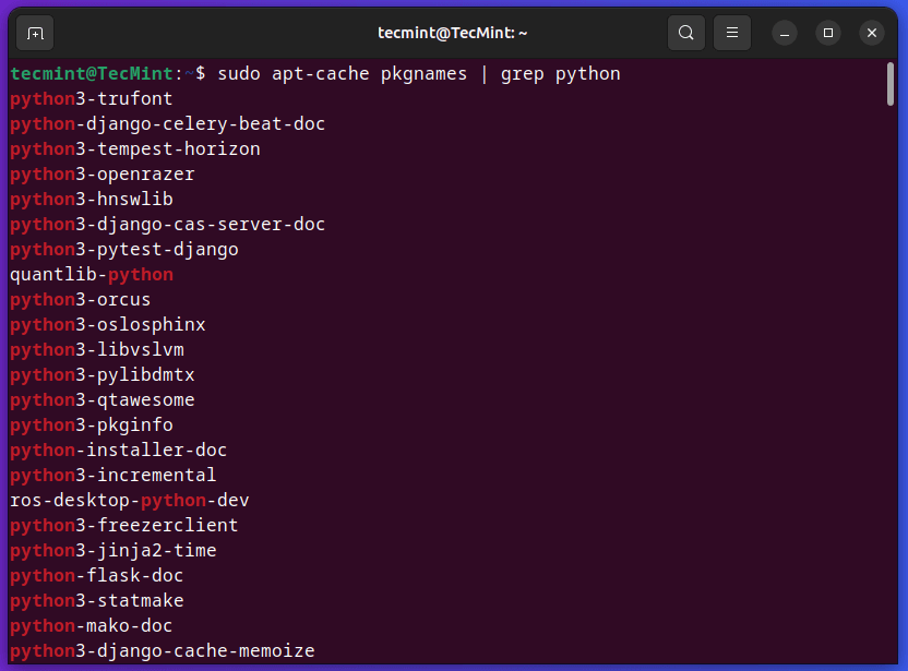 6 Useful aptcache Command Examples for Ubuntu Hosting Mate