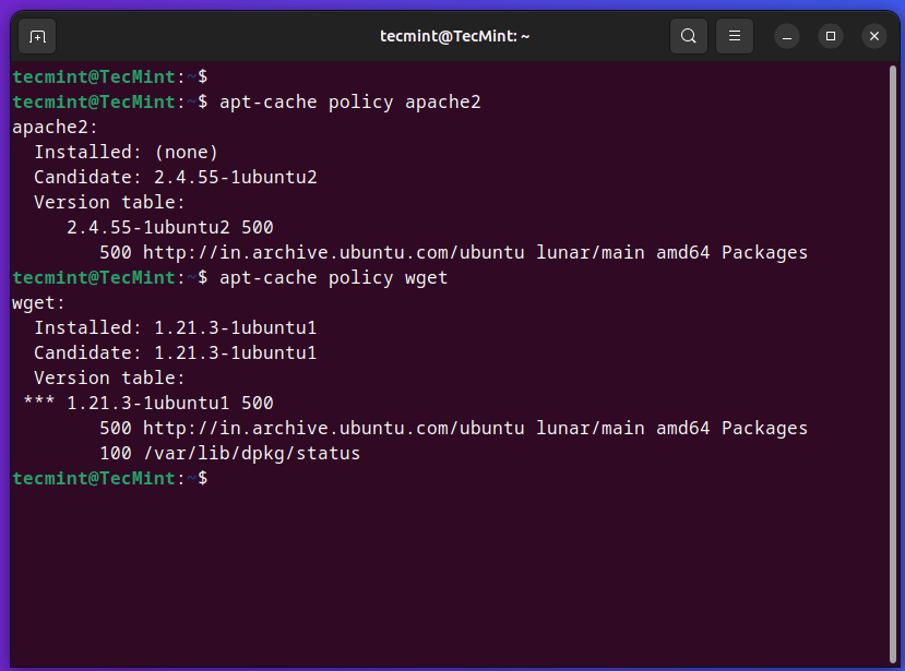6 Useful aptcache Command Examples for Ubuntu Hosting Mate