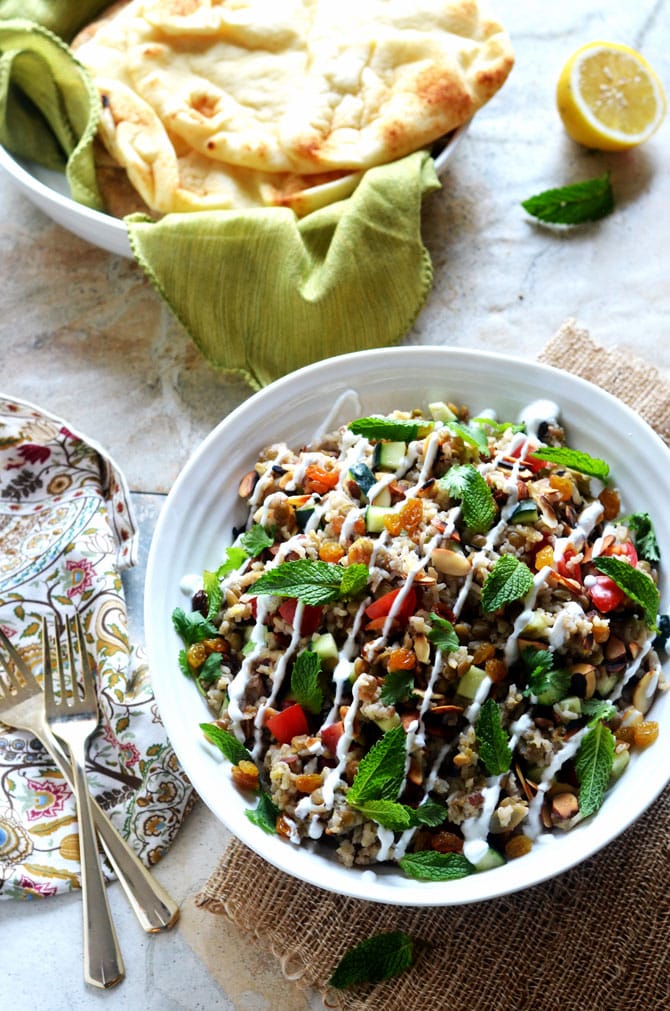 Indian Spiced Rice & Lentil Salad Host The Toast