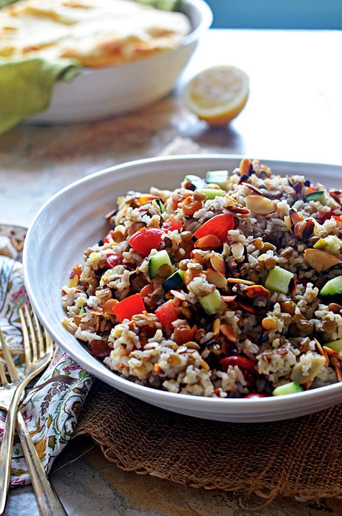 Indian Spiced Rice & Lentil Salad Host The Toast