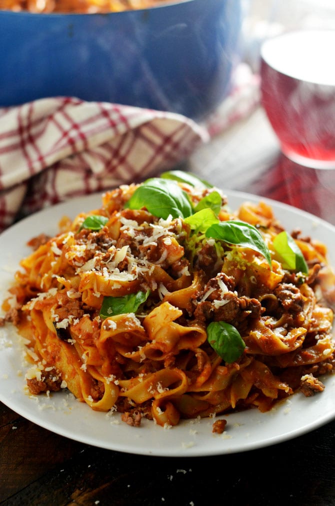 One Pot Pasta Bolognese Host The Toast
