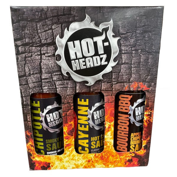 HotHeadz! BBQ & Grilling Pack HotHeadz! Hot sauce fanatics!