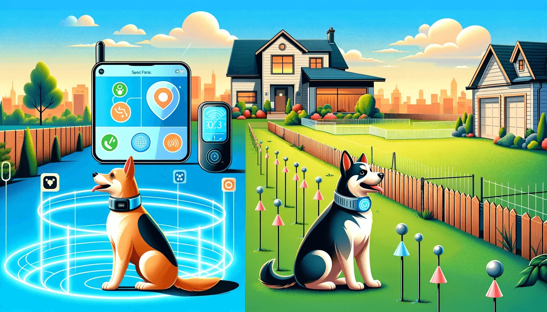 SpotOn vs Invisible Fence Wireless Dog Fence Comparison