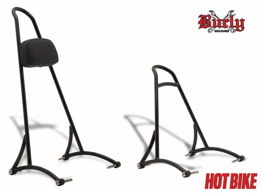 Burly Classic OnePiece Sissy Bars Hot Bike Magazine
