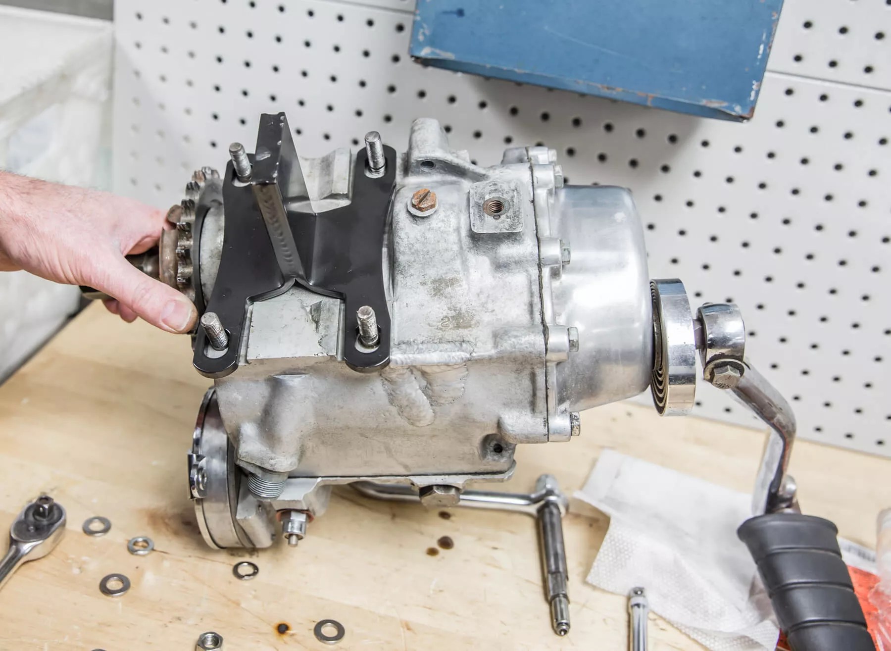 HarleyDavidson 4Speed Transmission Work Stand Hot Bike Magazine