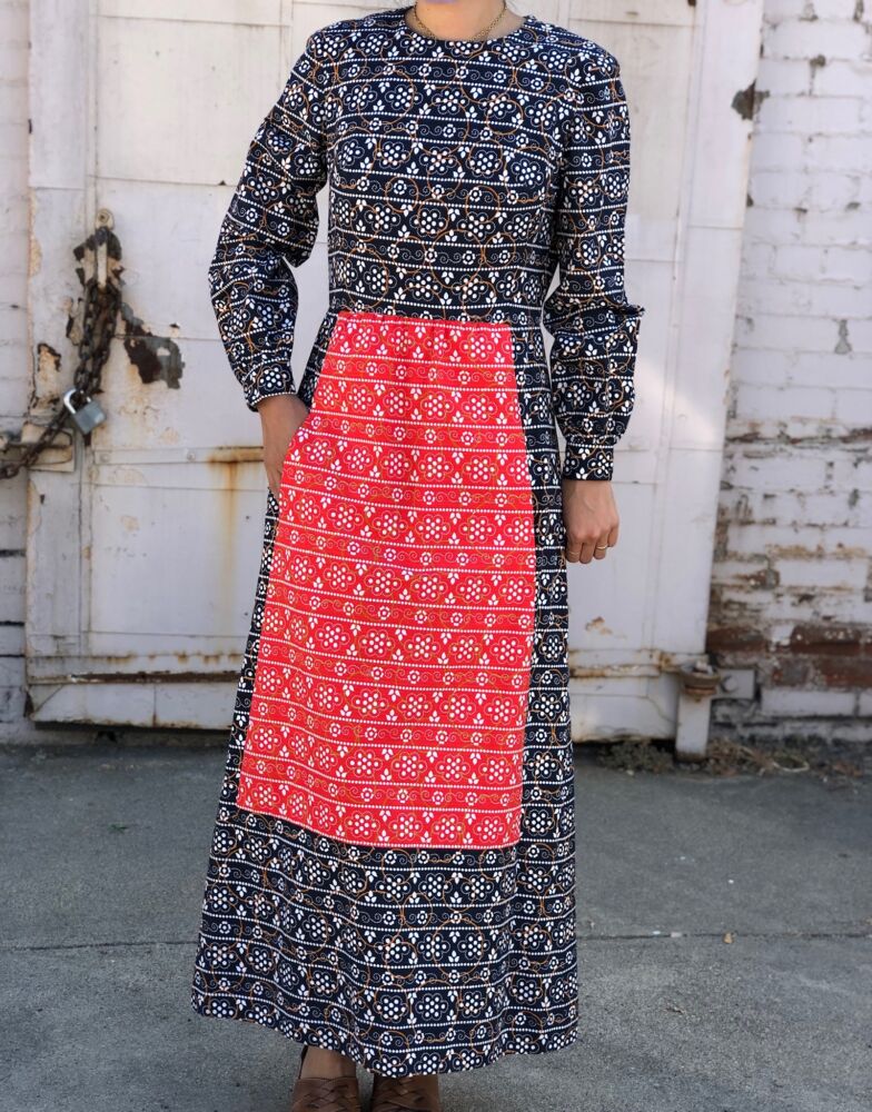 70s Saks Fifth Avenue Maxi Dress → Hotbox Vintage