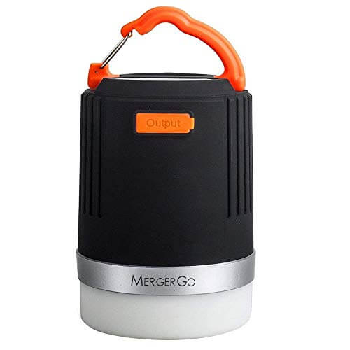 2in1 USB Rechargeable Camping Lantern, New Capacity 10400mAh Power Bank Charger,Super Bright