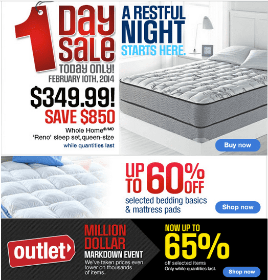 Sears Canada 1 Day Sale Save 70 on Queen Sleep Set, TODAY ONLY For