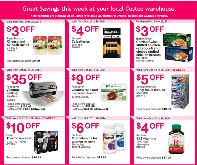 Costco Canada Weekly Eastern Instant Handouts Flyers Ontario