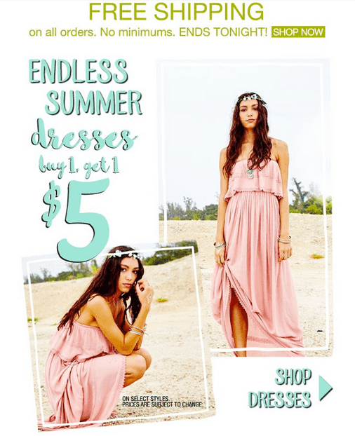 Ardene Canada Offers FREE Shipping With No Minimum + Endless Summer