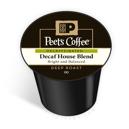 Peet's Coffee & Tea Decaf House Blend KCup Portion Pack for Keurig K