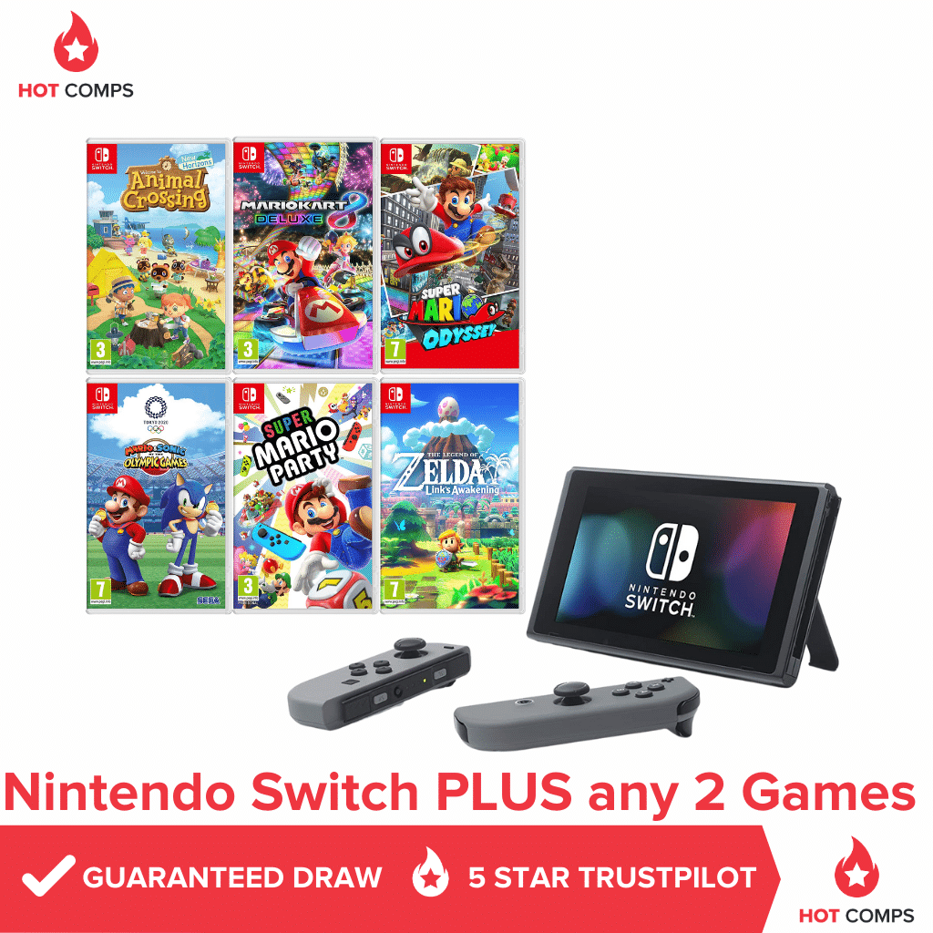 15th April 2021 Nintendo Switch + 2 Games Hot Comps