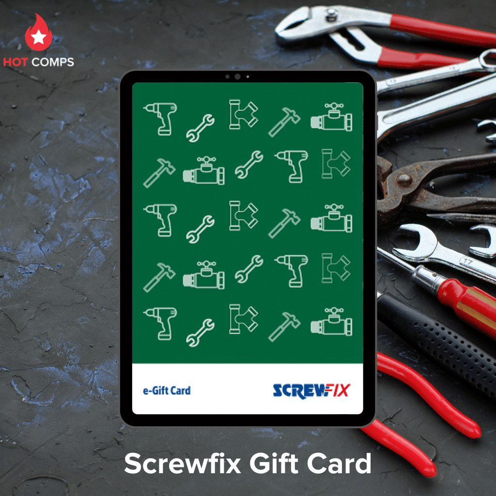 3rd November 2021 £200 Screwfix Gift Card Hot Comps