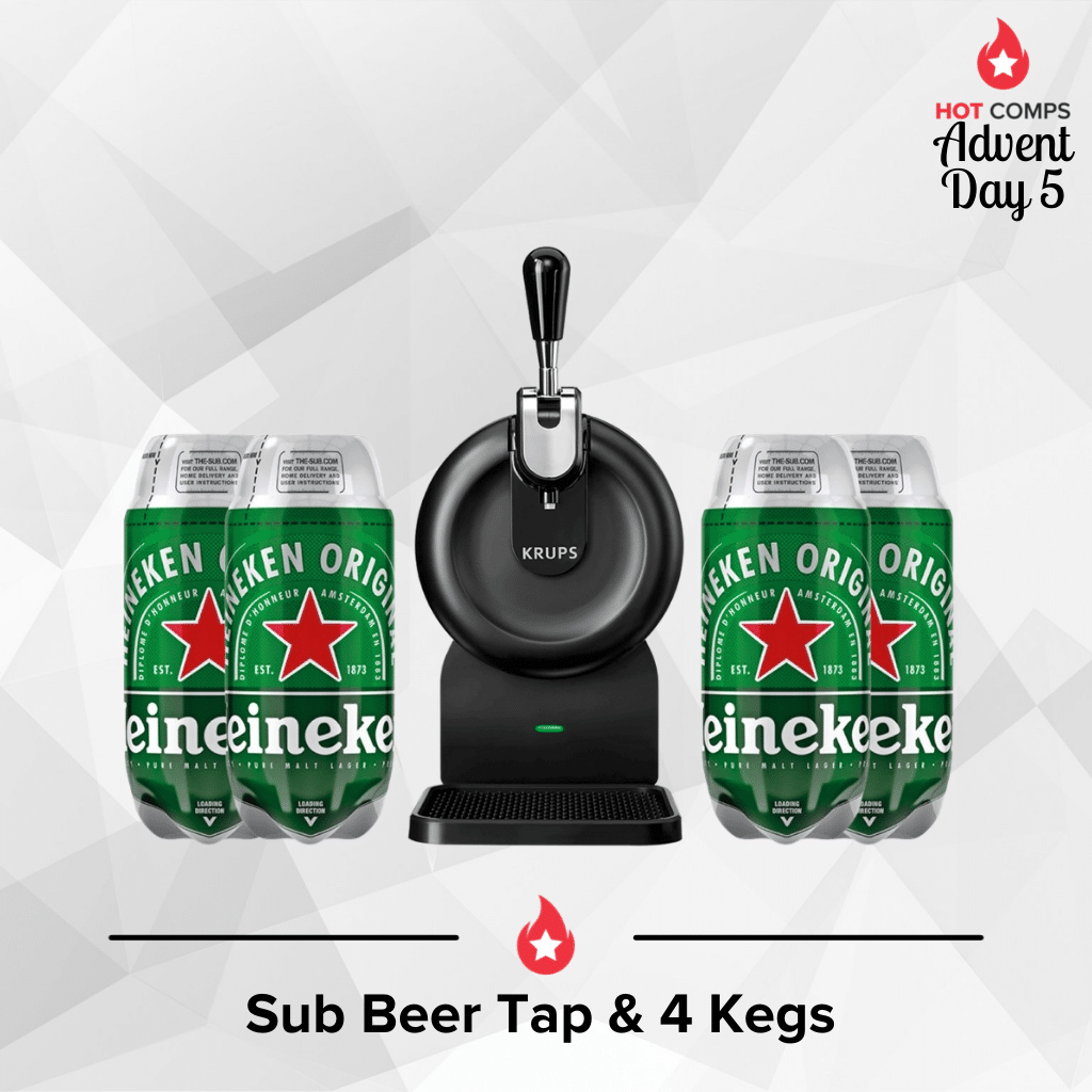 7th December 2021 Sub Beer Tap & 4 Kegs Hot Comps