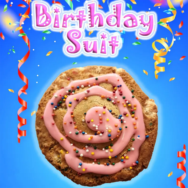Check Out Our Birthday Suit! Hot Cookie