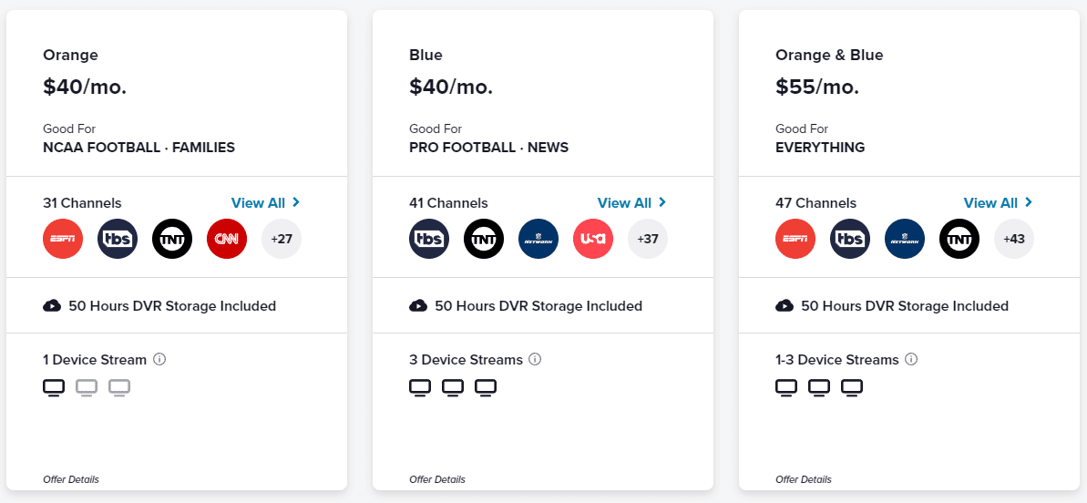 Sling TV Packages Your Complete Guide to Price Plans, Channels + Add