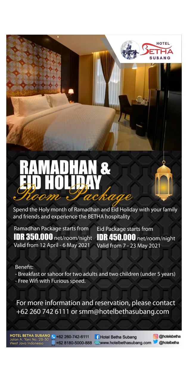Promo Hotel Betha Subang Selama Ramadhan 2021 Hotel Betha Subang