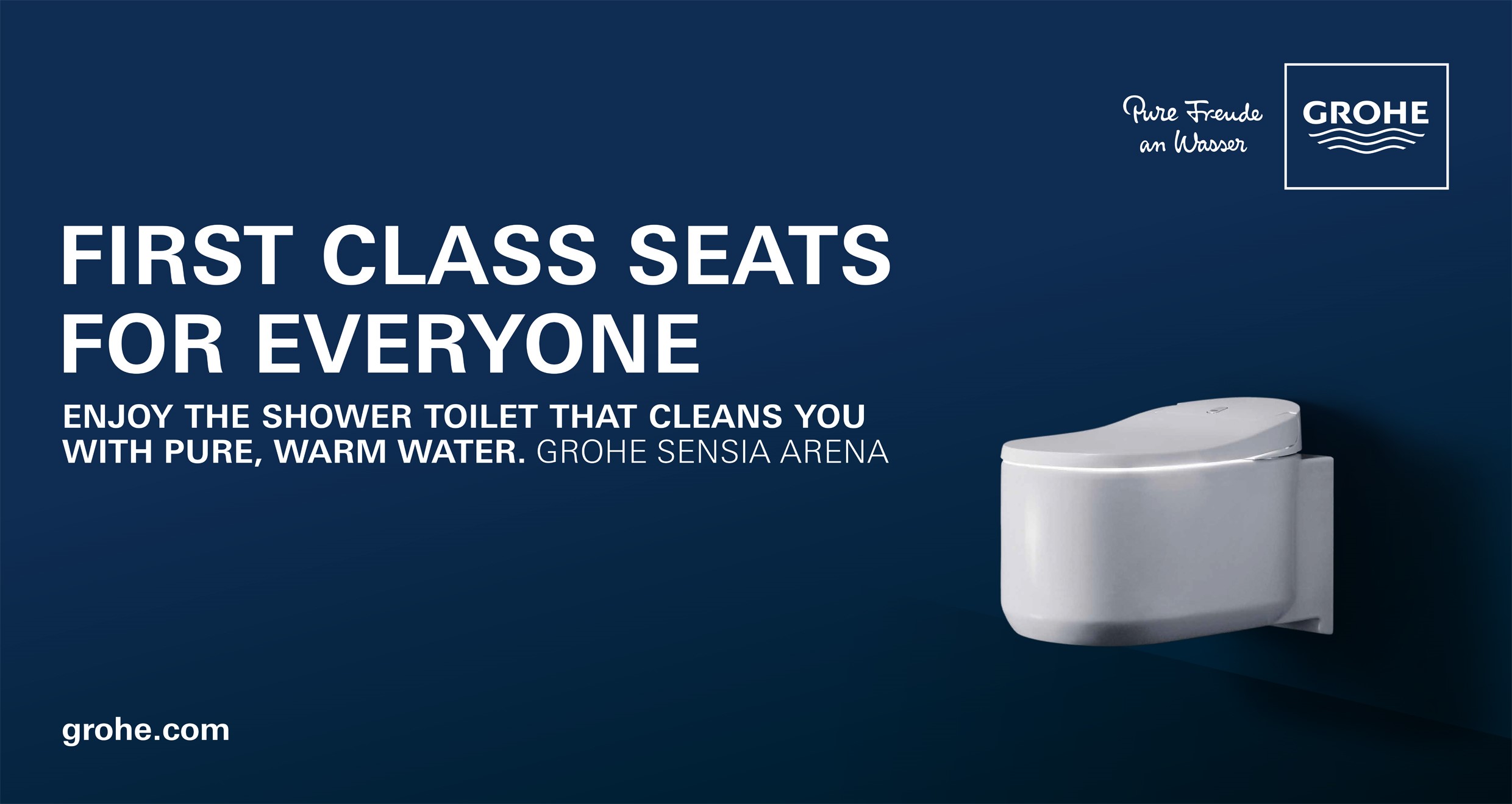 Grohe launches shower toilet campaign at international airports • Hotel