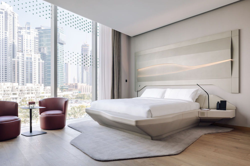 Checking in to ME Dubai, the 'legacy project' of Zaha Hadid • Hotel Designs