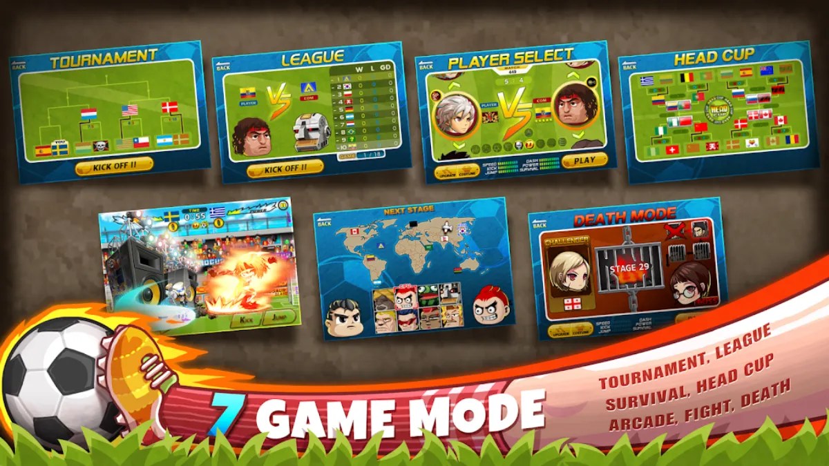 Head Soccer Mod Apk Update (Unlocked All Costum) 2024