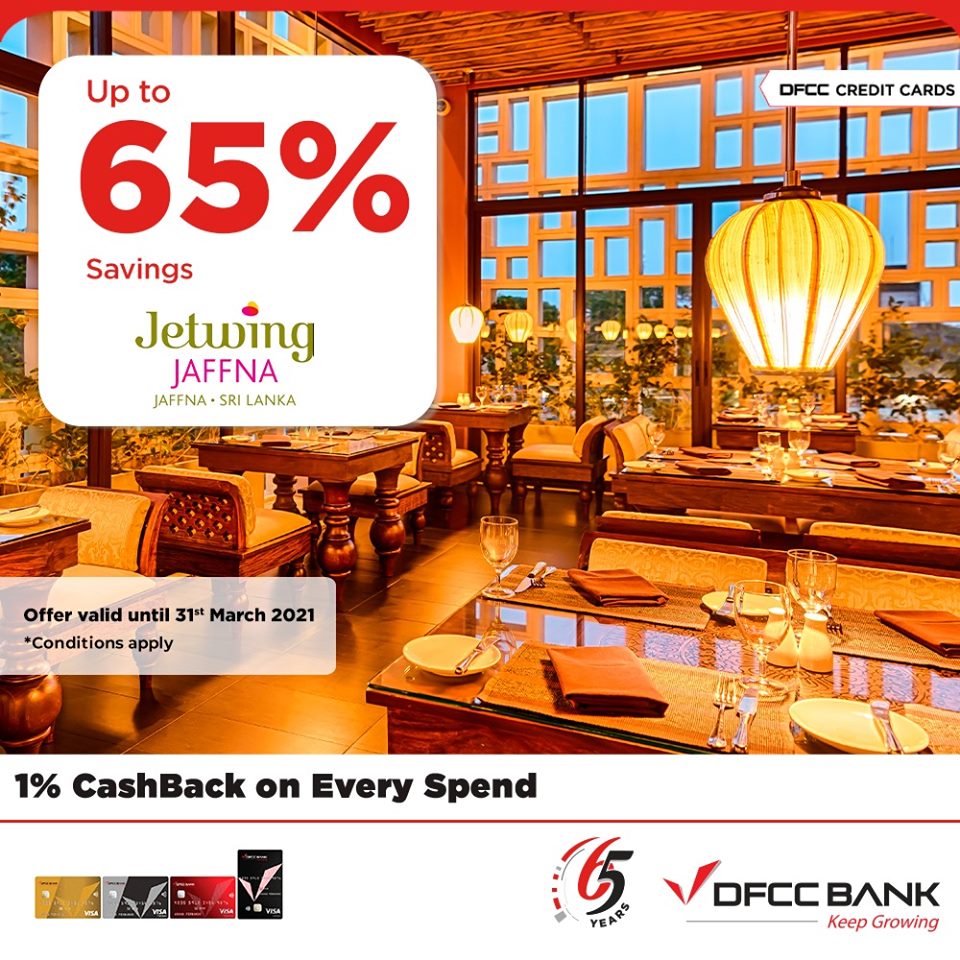 Amazing Jetwing Holiday Offers with DFCC Credit Cards Hotel Offers