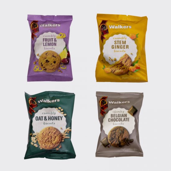 Walkers Luxury Biscuits Mini Pack Assorted(100)