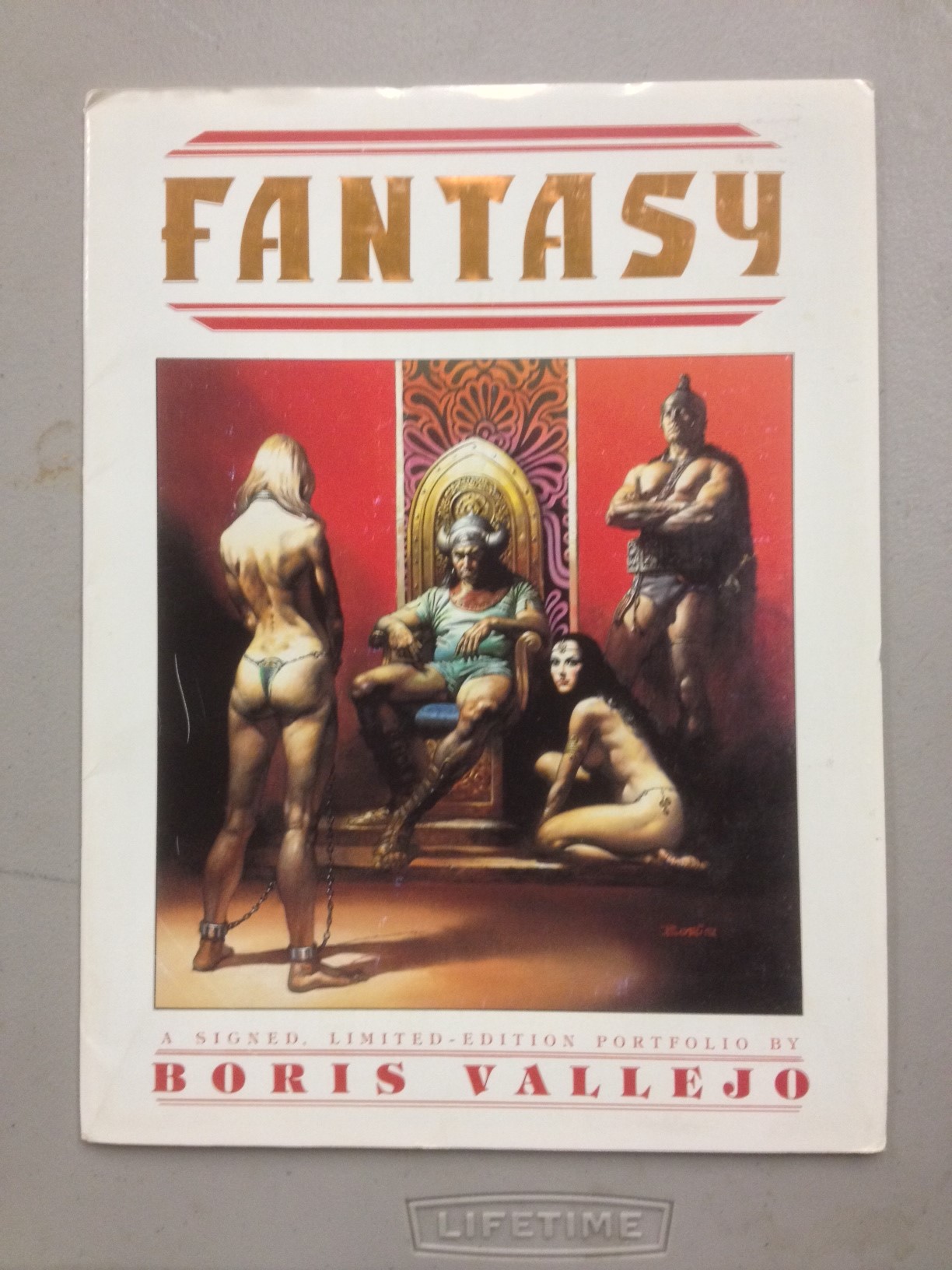 FANTASY Portfolio by Boris Vallejo (1984) Hot Flips