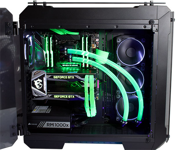 Xidax X8 Gaming PC Review SkylakeX And Dual GTX 1080 Ti Cards For