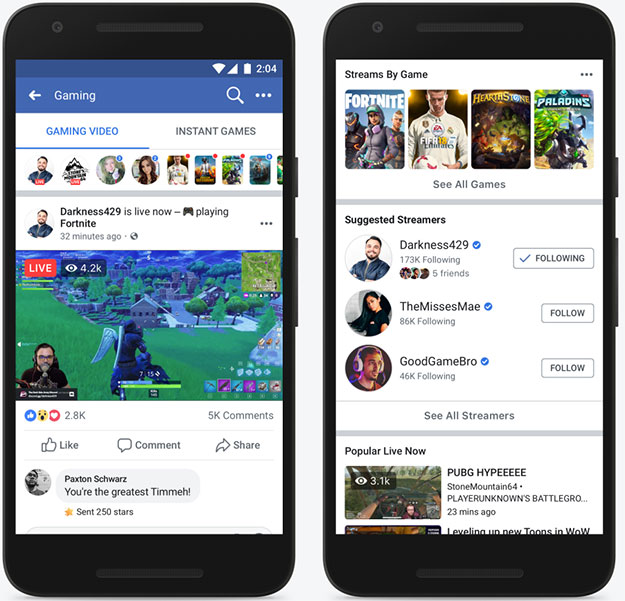 Fb.gg Is Facebook’s Game Streaming Hub Challenger To Twitch Dominance