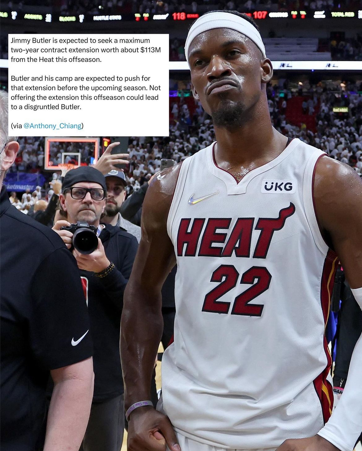Jimmy Butler seeking twoyear 113M max contract extension