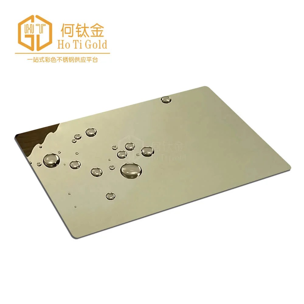 Mirror Copper Rose Gold stainless steel sheet HOTIGOLD