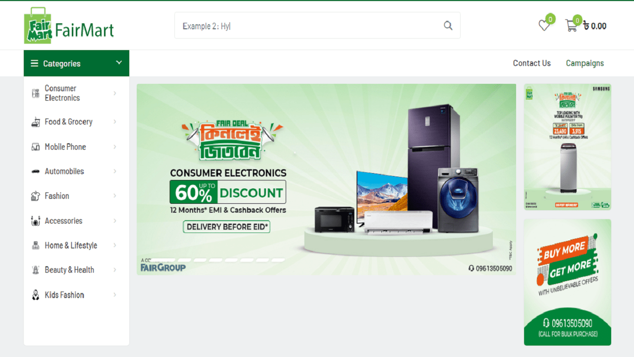 FairMart Ltd Premium Online Shopping Experience Clone