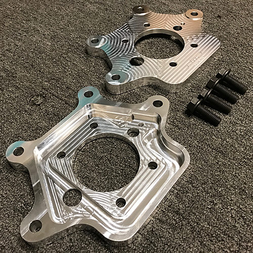 20052014 Ford Mustang S197 Dual Caliper Bracket for Stock Calipers