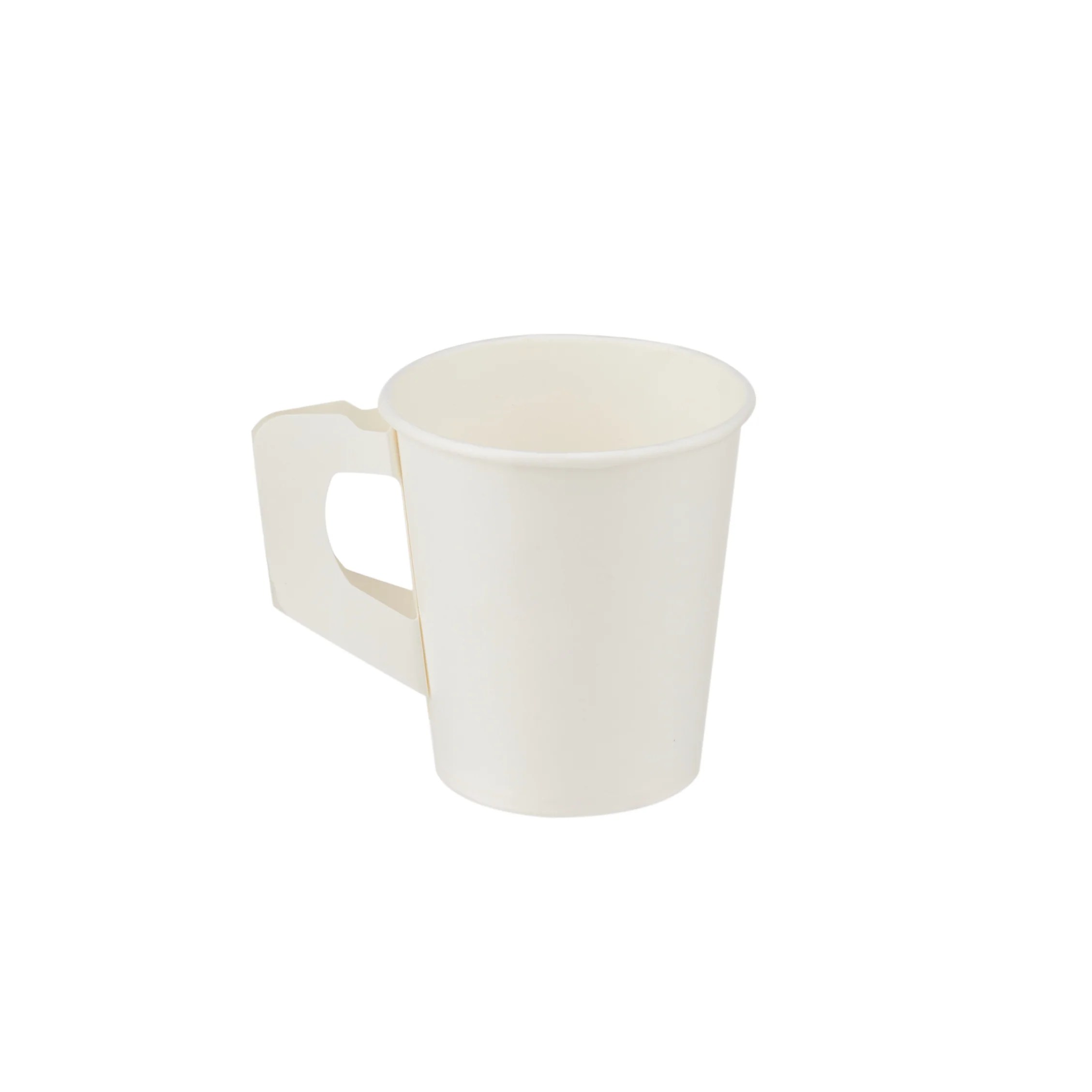 Buy 7 Oz White Single Wall Paper Cups with handle 1000 Pieces online in