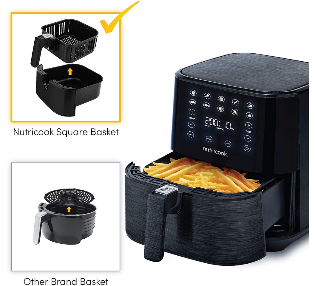 Nutricook NCAF205K 2 Rapid Air Fryer 5.5L hotpoint.co.ke