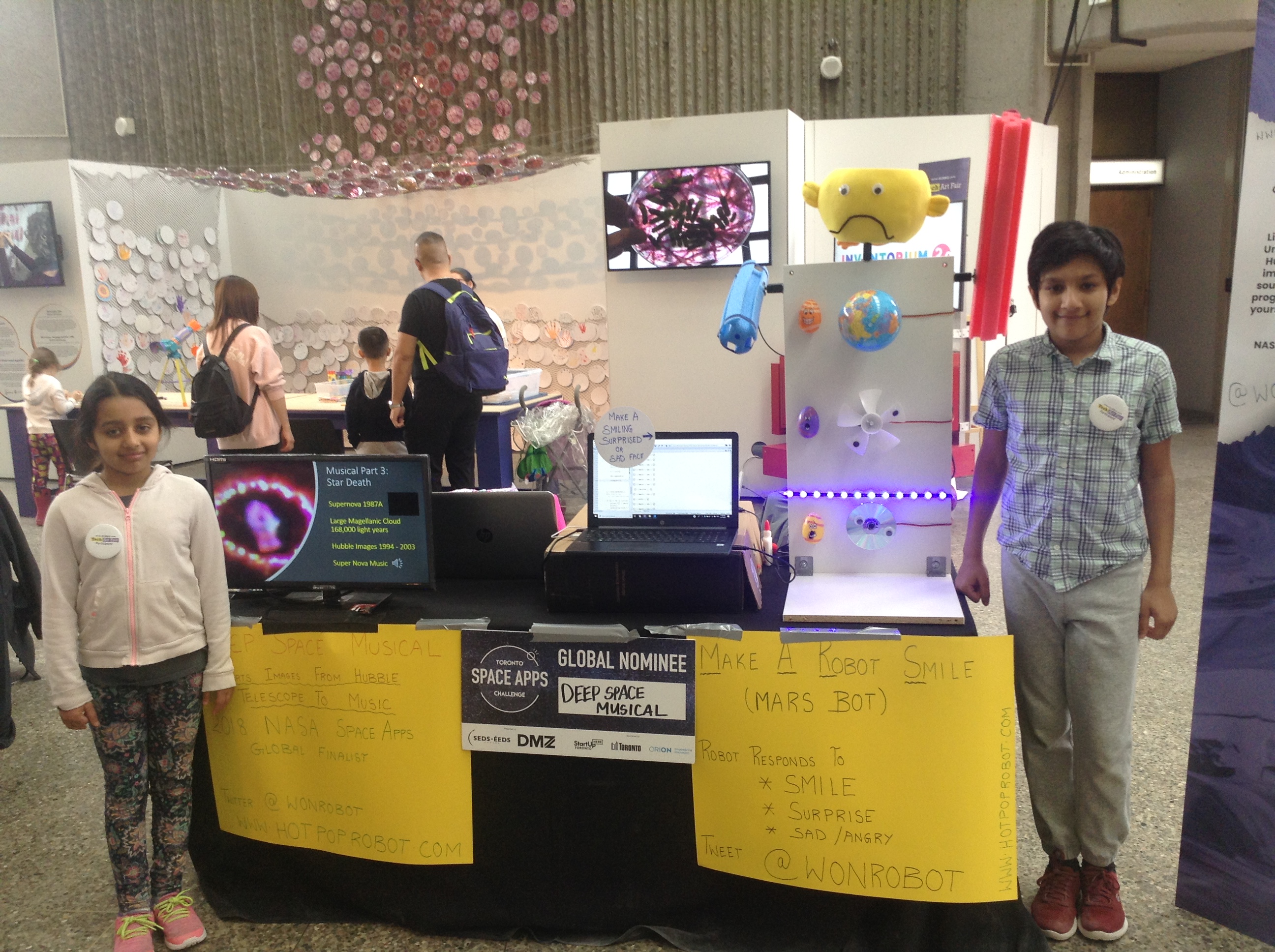 Exhibiting our Projects on Artificial Intelligence and Arts Tech Art