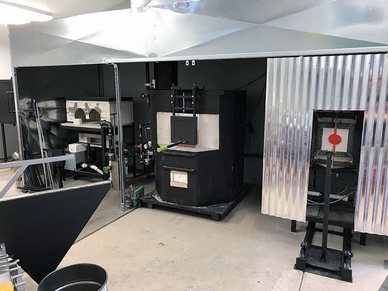 Glass Melting Oven Hot Potato Glass