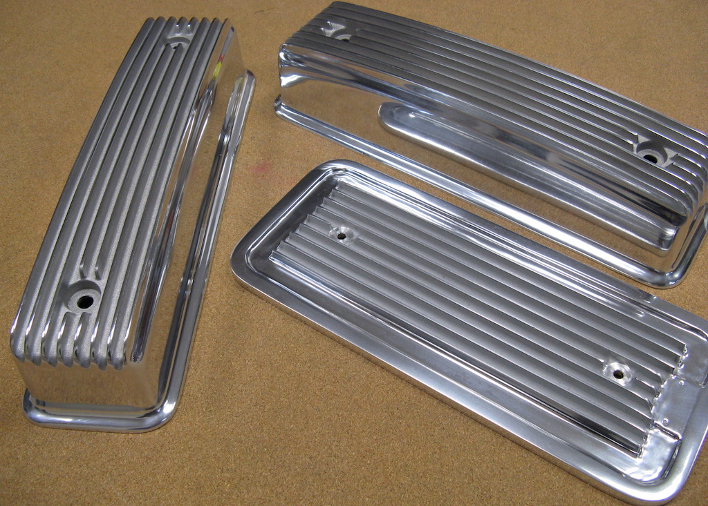 Matching MoonEyes Valve Covers & Valley Cover 3 Pc. Sets Hot Rod