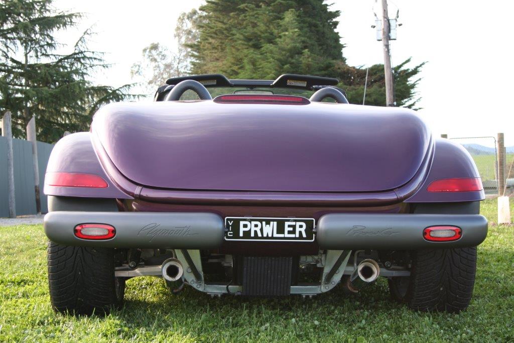 Purple Plymouth Prowler Hot Rod Hire Modern Classic Wedding Car Hire