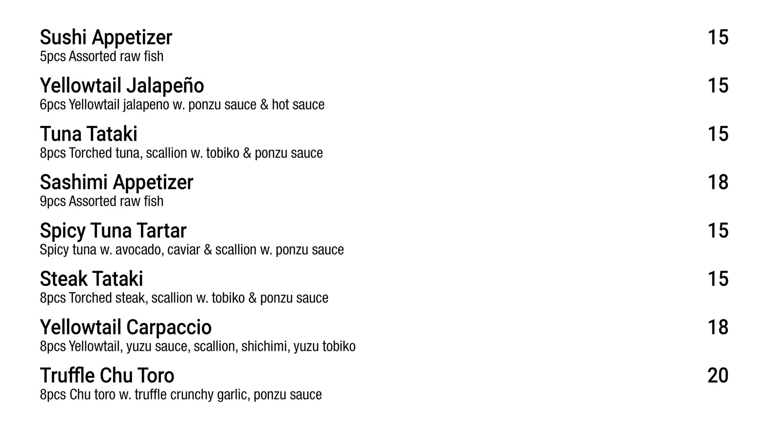 Sushi Bar Appetizer Hot Sake Sushi & Asian Best food in Clearwater Beach