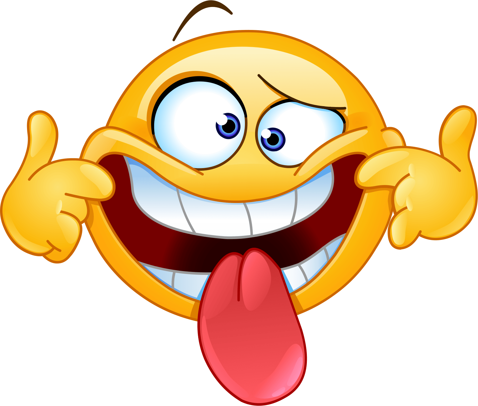 stick out tongue emoji decal