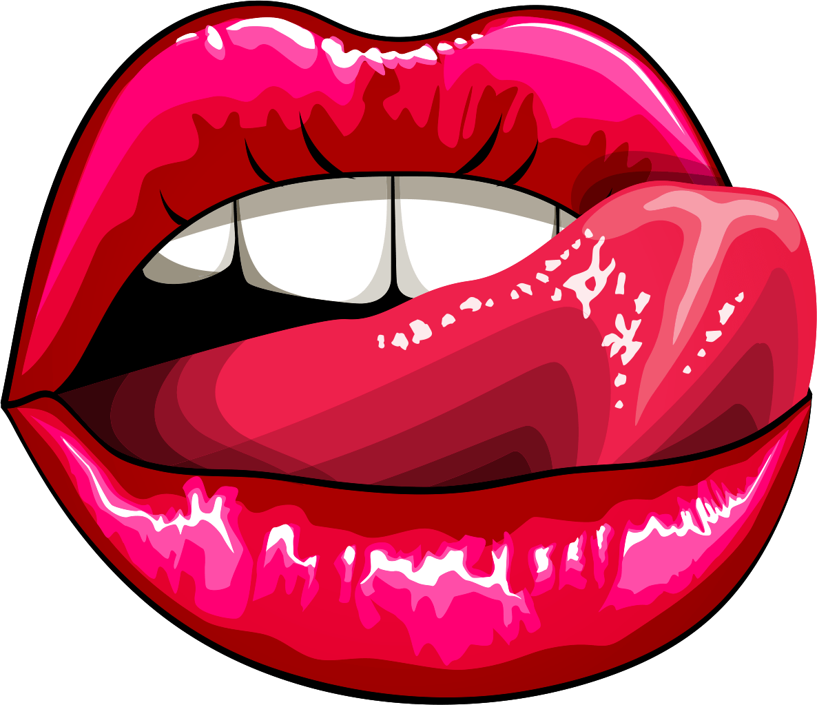 Lips Decal 5
