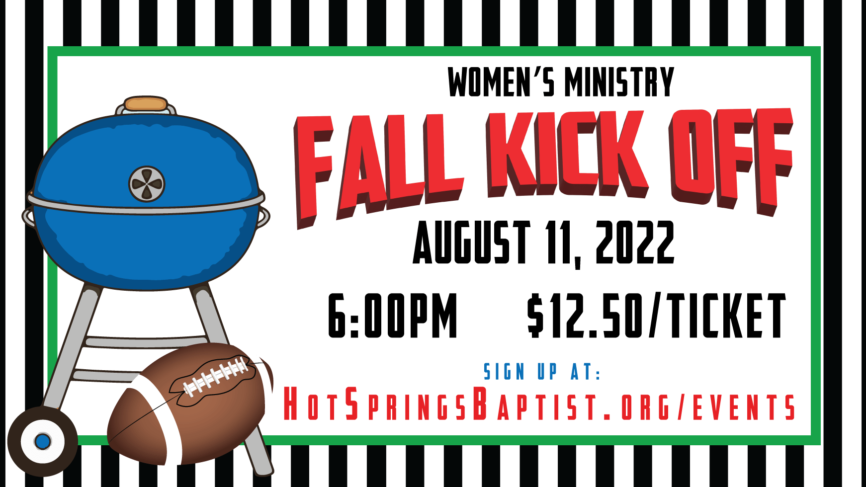 Women’s Ministry Fall Kickoff Hot Springs Baptist Church