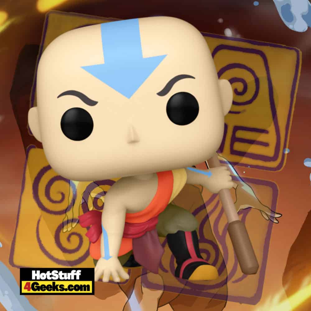 2021 NEW Aang Crouching Funko Pop! Funko Shop Exclusive