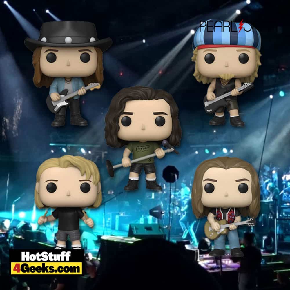 2021 NEW Funko POP! Rocks Pearl Jam 5Pack Set Funko Pops